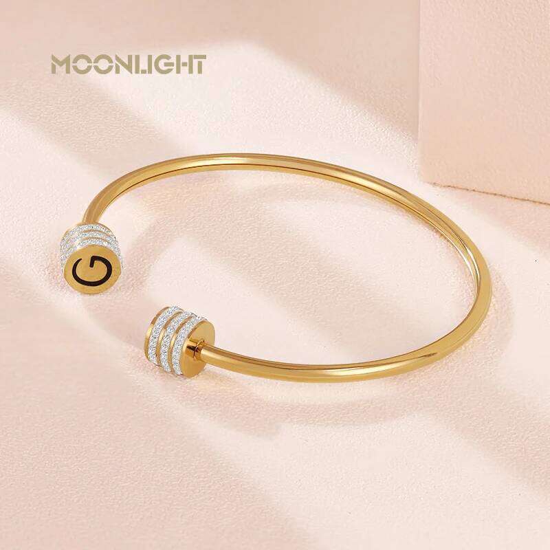 Open Cuff Punk Bracelets & Bangle Fashion Jewelry For Women Personality GG Nail Design Zirconia Pulseiras Party Gift Wholesale Z260123