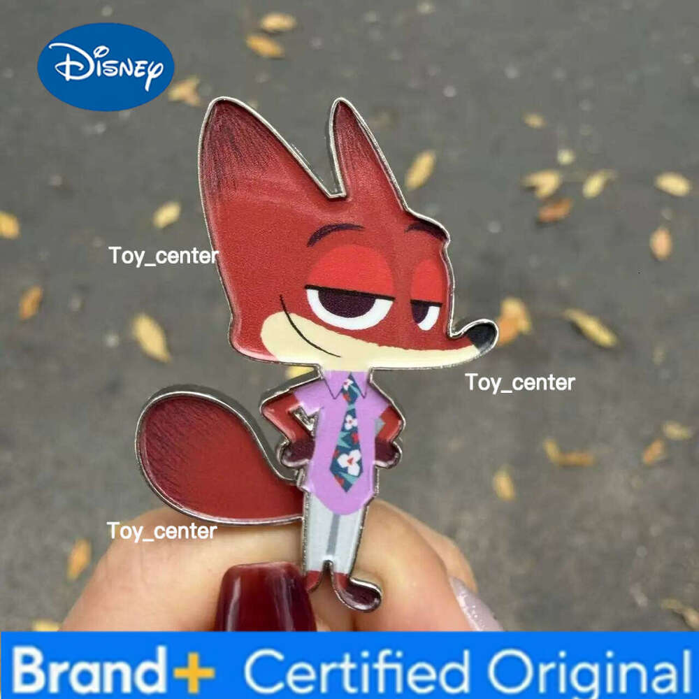 Disney Zootopia Judy Nick Rotating Fridge Magnet Cute Cartoon Souvenir Collectible Sticker Home Kitchen Decor Gift for Movie Fans Kids H260123