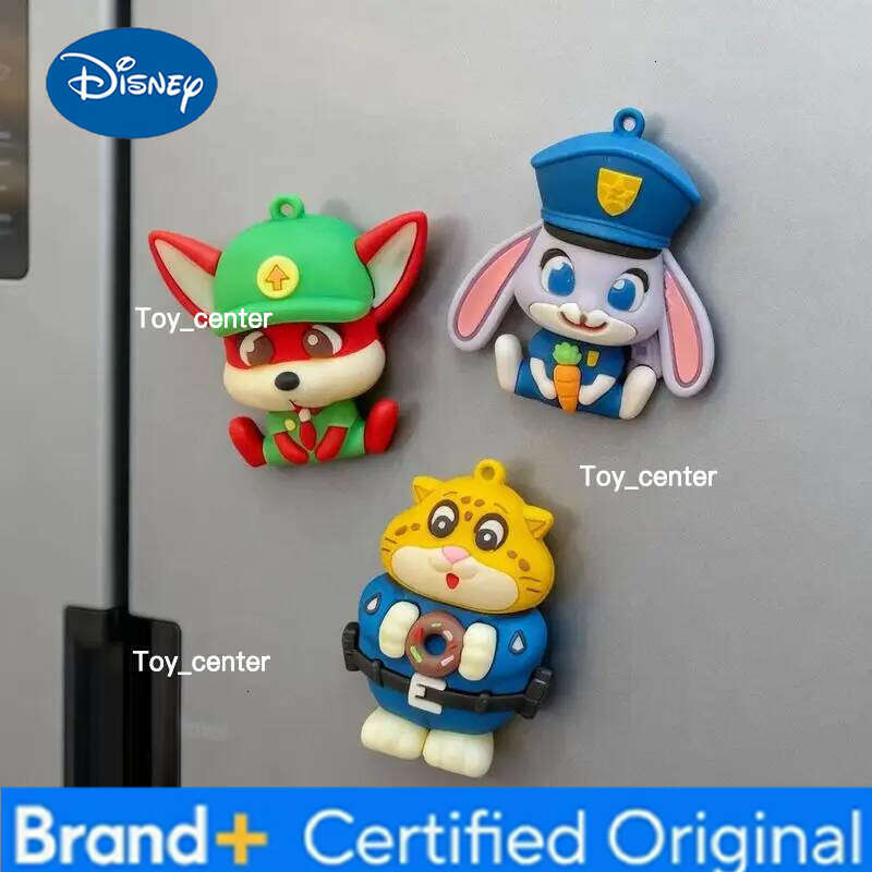 Disney New Crazy Animal Fridge Magnet Three-Dimensional Trend Exquisite Doll Decorative Cute Toys. H2601231