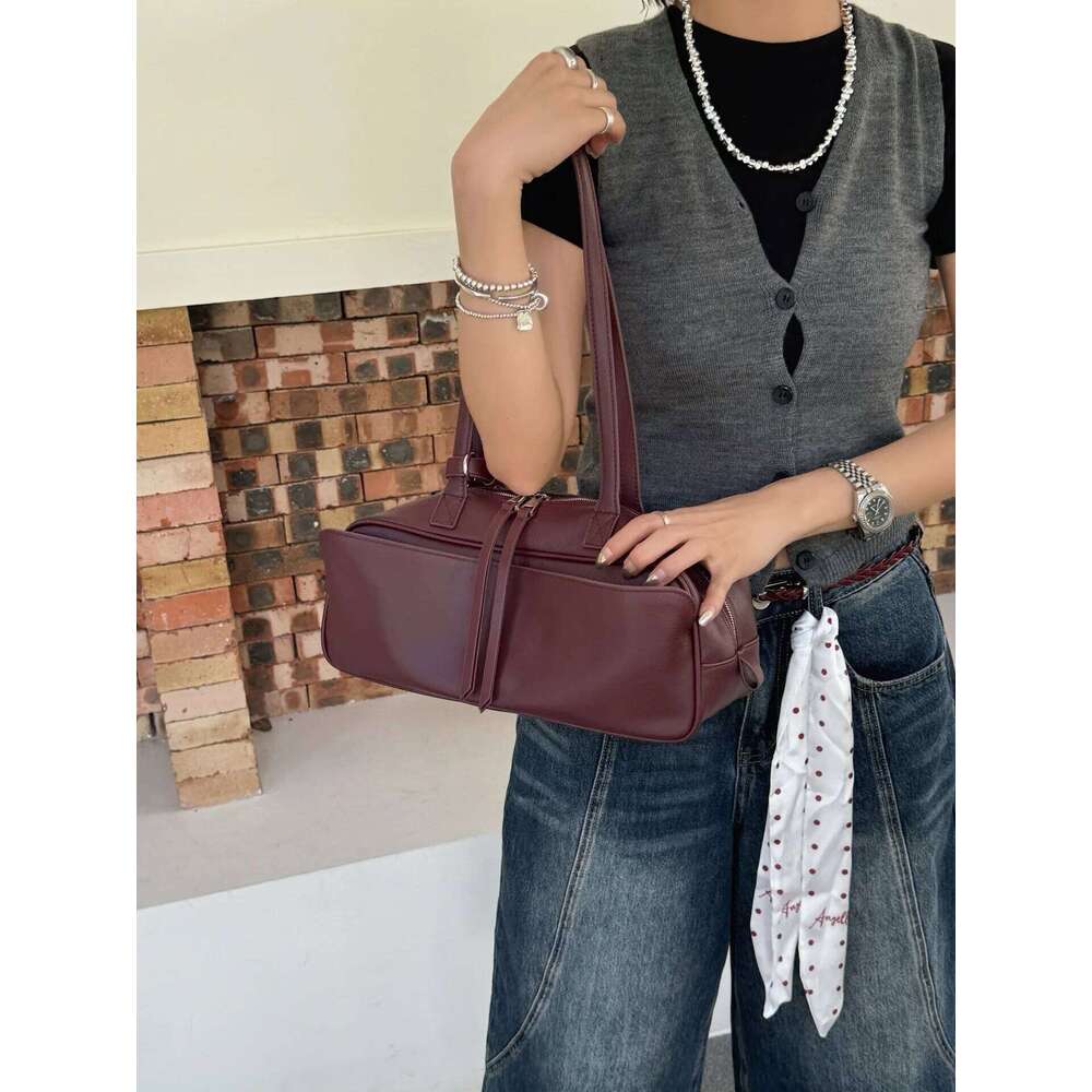 Luxury Shoulder Bags Totes Hobo Motingsome Summer First Layer Cowhide Woman Satchel Handbag Fashion Underarm Purses Large Capacity Messenger Tote SENY