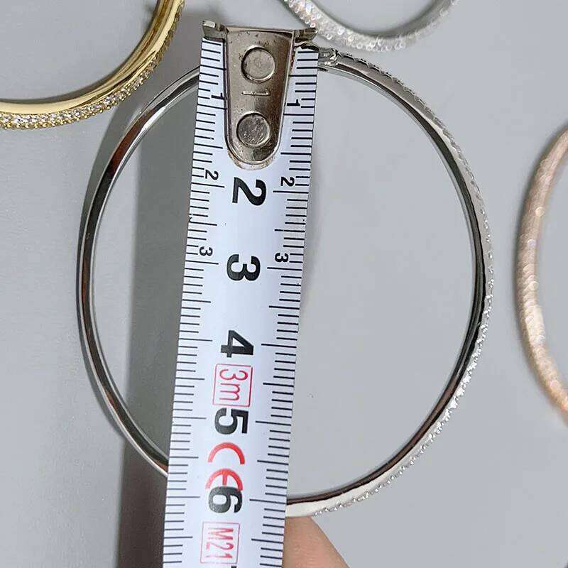 Hot Brand Pure 925 Sterling Silver For Women Spikes Steam-punk A row Zircons Wedding Jewelry Around Rivet Bangle Z260123