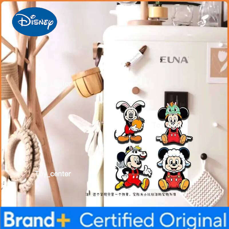 Disney Mickey Fridge Magnet, New Cute Cartoon Personality, Fashionable and Simple Magnetic Decorative Stickers, holiday gift H260123