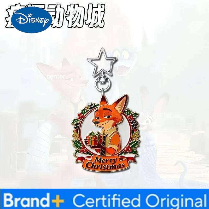 Disney Zootopia Judy Hopps Nick Wilde Personality Creative Acrylic Keychain Student Backpack Pendant Decorative Charm Holiday gifts H2601231