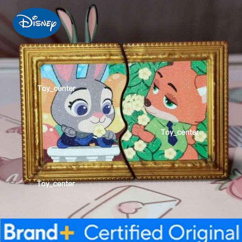 Disney New Genuine Famous Paintings Series Blind Nick Judy Figure Toy Refrigerator Sticker Mystery Box Room Decor Kids Gift H260123