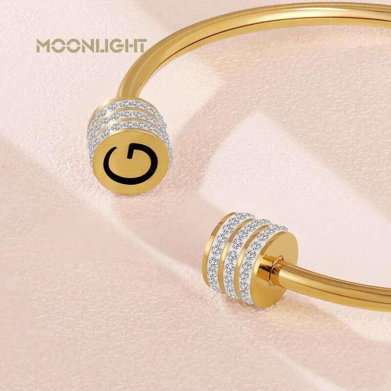 Open Cuff Punk Bracelets & Bangle Fashion Jewelry For Women Personality GG Nail Design Zirconia Pulseiras Party Gift Wholesale Z260123