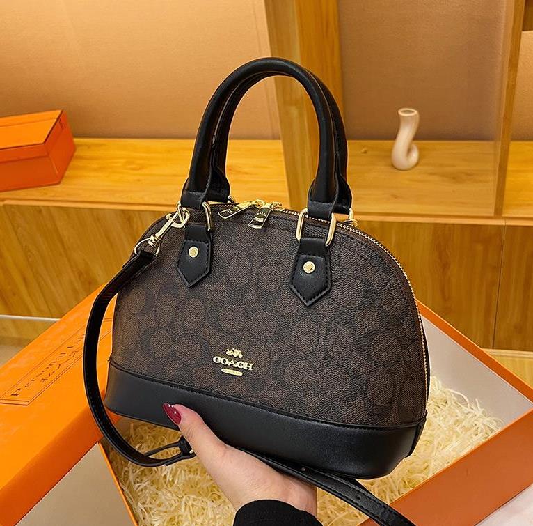 Coacherr Quality Shoulder Lady Designer Tabby Bags Women Tote Handbag Purse Leather Rice Flour Cake Crossbody Fashion Soft Envelope Satchel Bag women bag