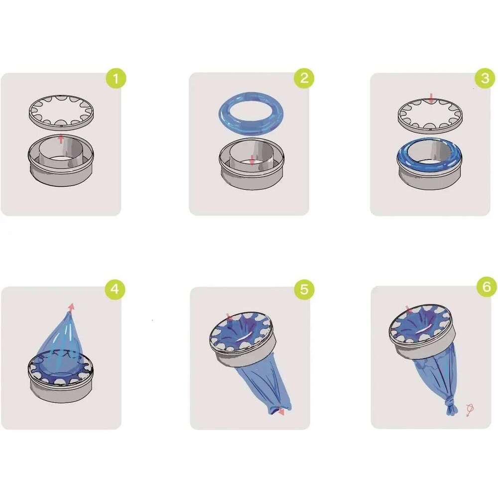 10pcs Pail Bags Compatible with Angelcare Diaper Pails Refills Tommee for Twist Click 26W0123