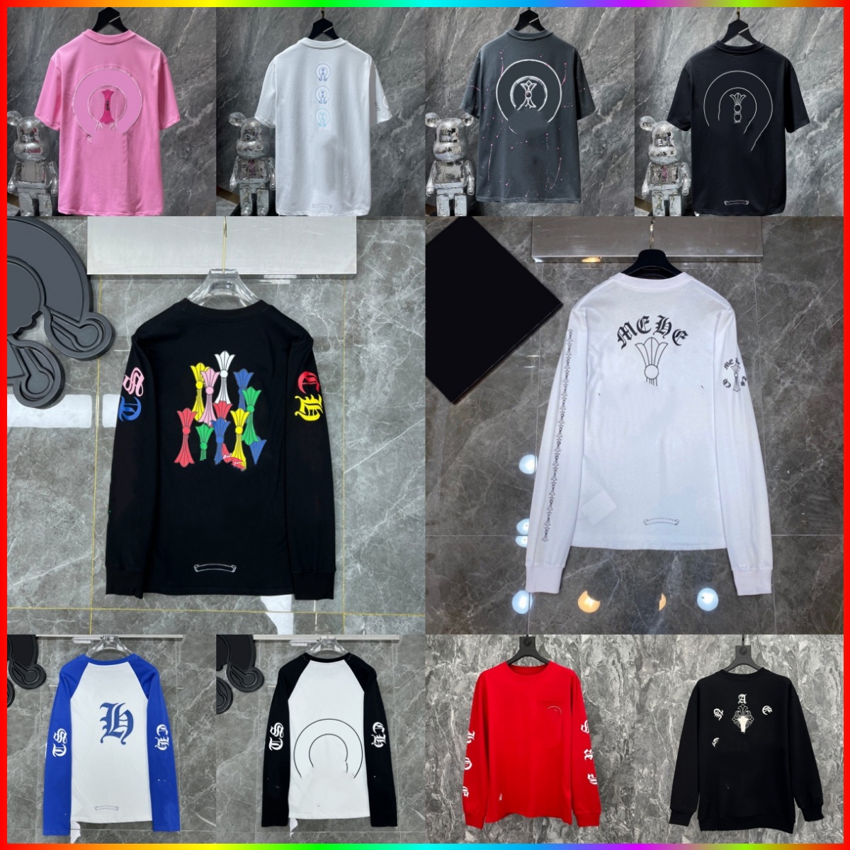 5A hoodie Designer hoodie T Shirts Mens Woman Streetwear zip up hoodie Loose Long Sleeve Cotton High Street Hooded Cardigan Luxurys Coats Hoody