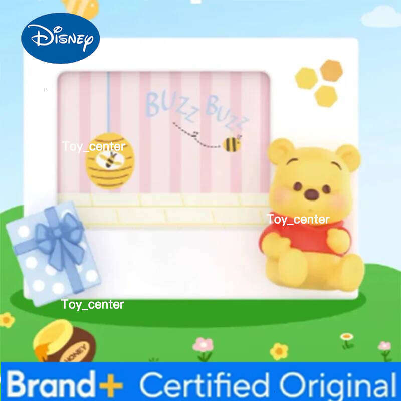 Disney The Dreamy Day Series Action Toys Cute Winnie Pooh Piglet Eeyore Tigger Photo Frame Figure Model Gifts H260123
