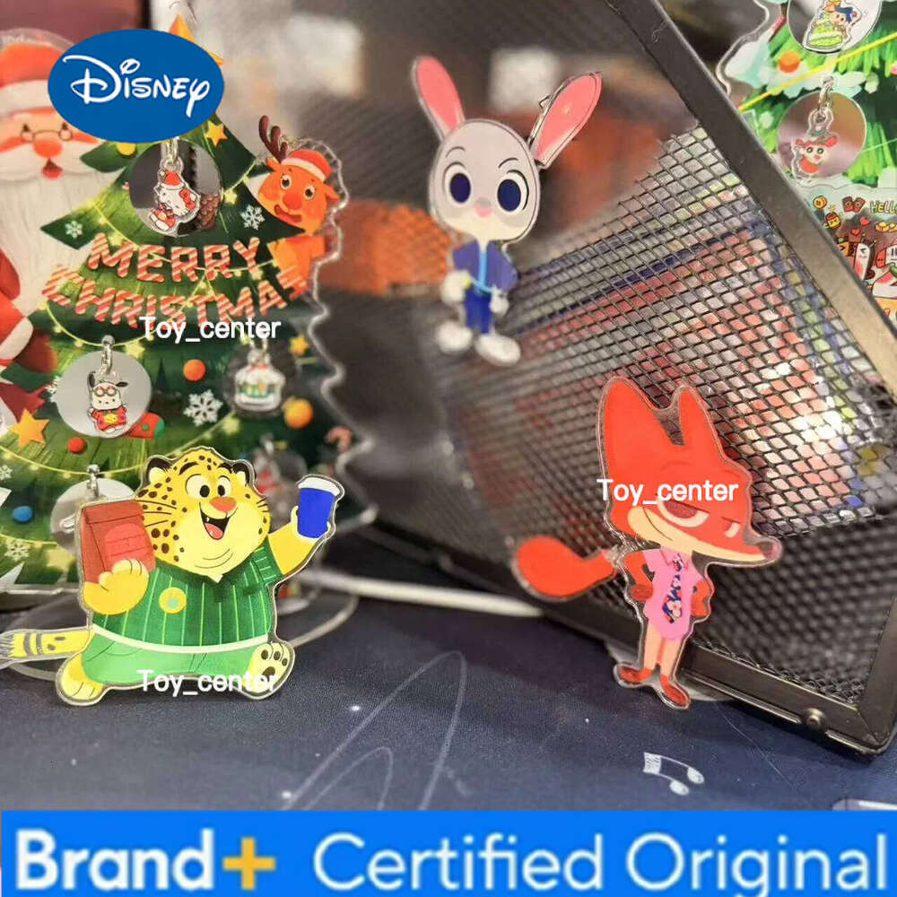 Disney New Luckin Coffee Zootopia 2 Collaboration Acrylic Spring Refrigerator Magnet Souvenir Collectible H260123