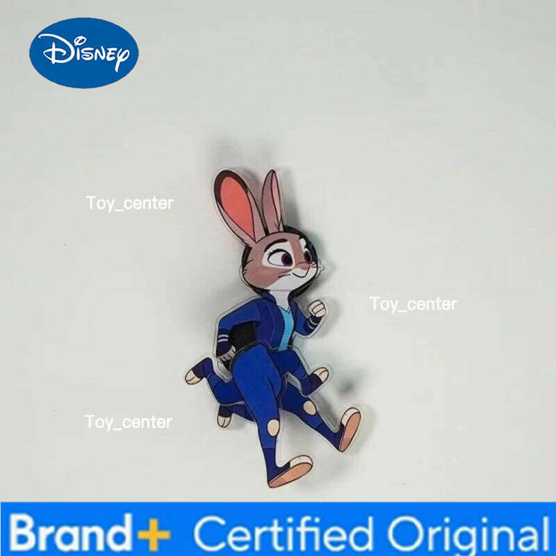 Disney New Best-selling Cartoon and Anime Zootopia 2 Rotating Fridge Magnets Gary Nick Judy Fan-shaped Decorative Gifts H260123