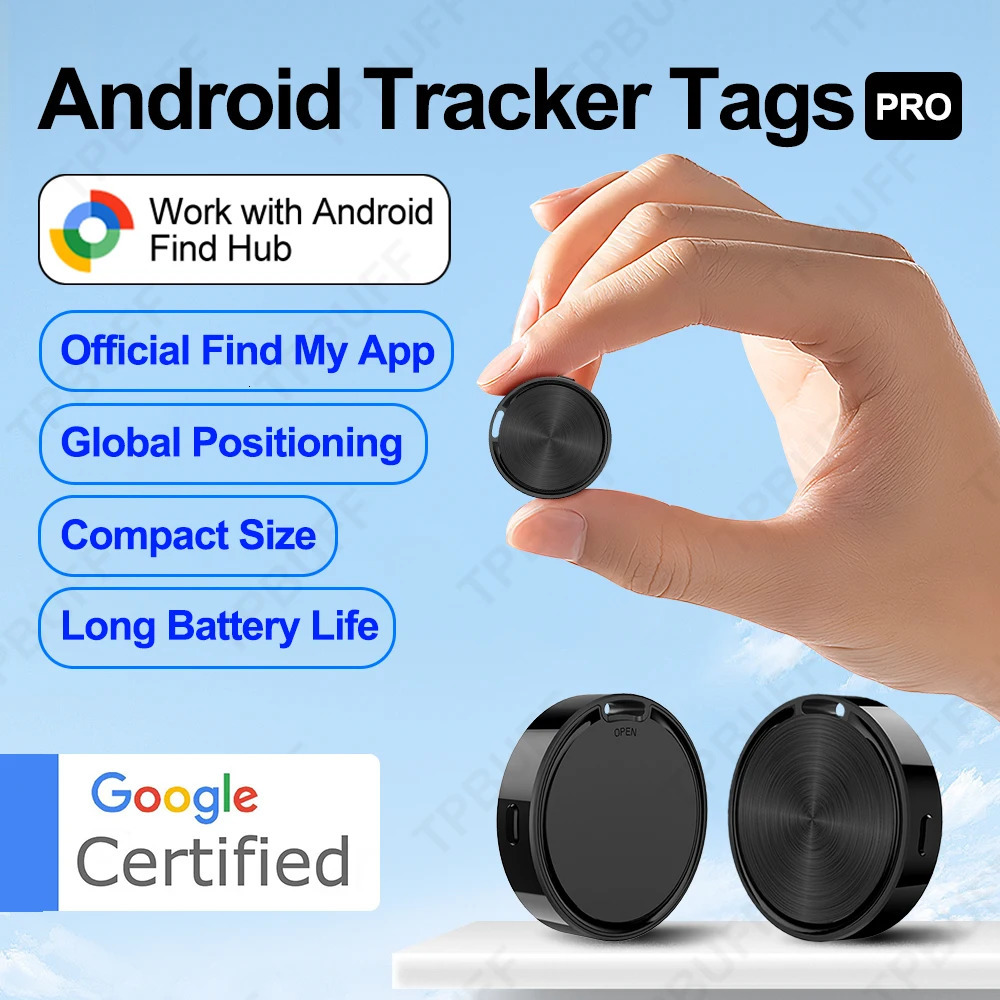 Work With Android Find Hub Bluetooth Gps Tracker Google Find My Airtag Keychain Smart Tag Smart Life Security Alarm free Shippin 260121