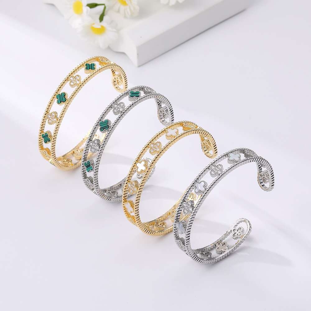 Bracelet Rose Gold Plated Crystal Accented Open Heart with Eternal Knot Adjustable for Romantic Anniversary Birthday Party Gift High Quality Texture