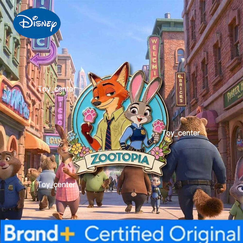 Disney Zootopia Cartoon Acrylic Magnetic Fridge Stickers High Value Creative Trendy Decorations Popular Series Refrigerator H260123