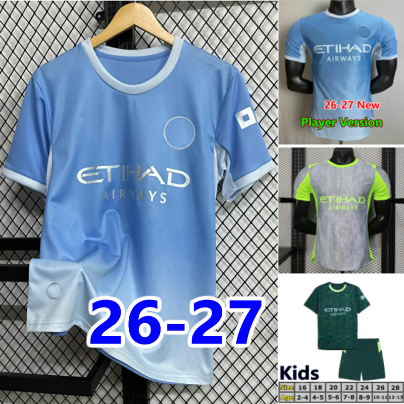 2026 REIJNDERS Haaland SOCCER JERSEYS 25 26 27 DOKU RODRIGO tuta FODEN GREALISH DE BRUYNE 4TH KHUSANOV CHERKI MARMOUSH GVARDIOL BOBB football shirt men kids uniforms