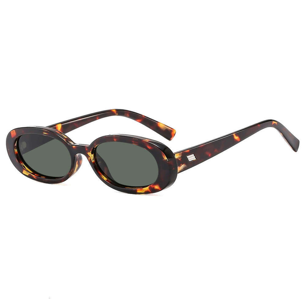 Oval Small Frame 2025 New Trendy Street UV Protection Ins Style Sunglasses