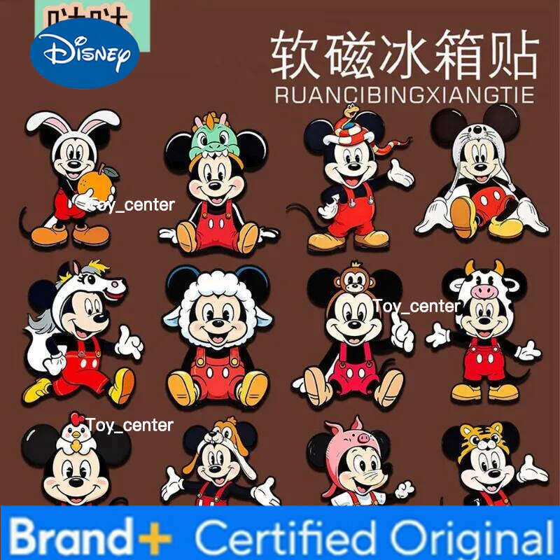 Disney Mickey Fridge Magnet, New Cute Cartoon Personality, Fashionable and Simple Magnetic Decorative Stickers, holiday gift H260123