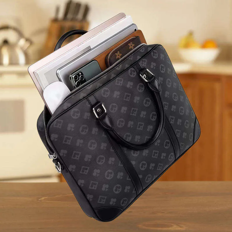 10A Hot TOP Quality Designers bags Mens Women briefcase Bag Designer Luxurys Style handbag Classic Hobo Fashion bag Purses wallets Brown Laptop bag briefcase A66888