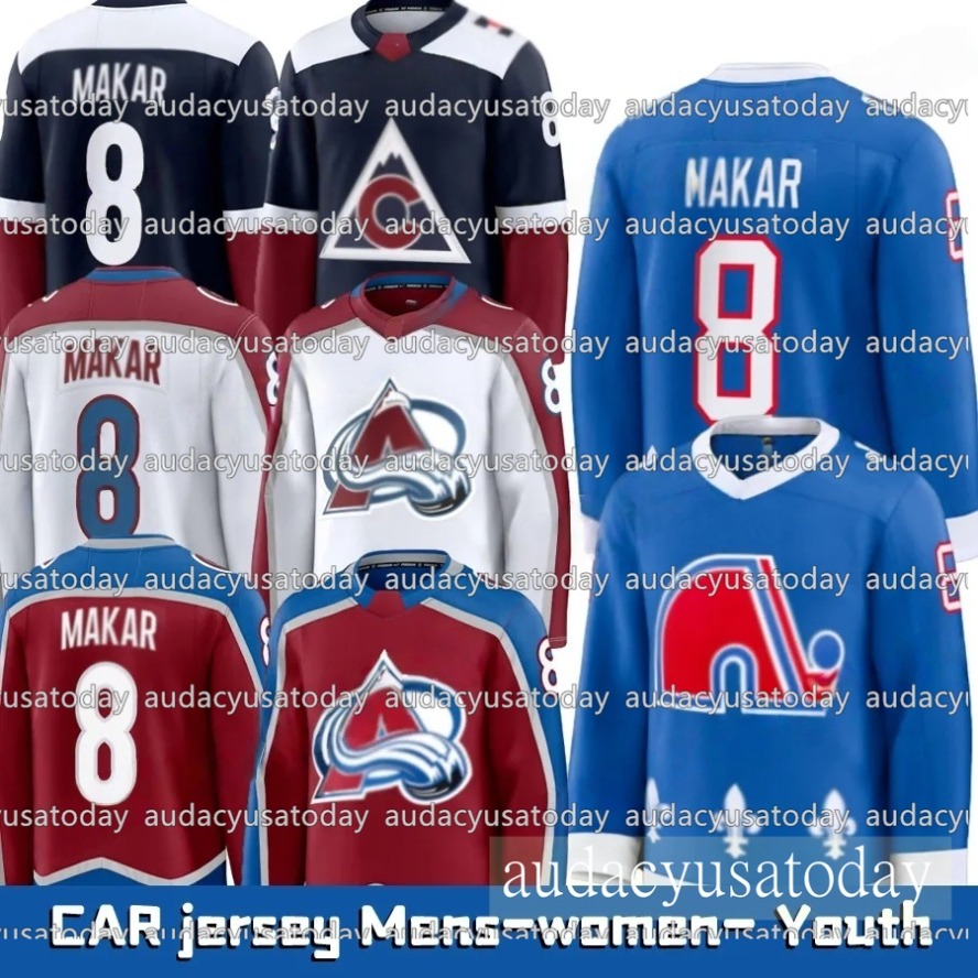 29 Nathan MacKinnon 2026 New version season Avalanches hockey Jersey men women youth Jersey 8 Cale Makar Mikko Rantanen Gabriel Landeskog Devon Toews hockey Jerseys