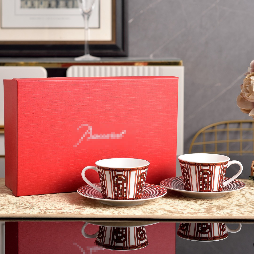 Elegant Nordic Bone China Coffee Cup Set - Perfect for Morning Brews or Afternoon Teas, Superior Quality with Stylish Design