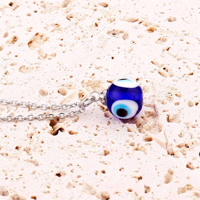 Fashion Blue Evil Eye Choker Necklace for Women Lucky Turkish Jewelry Copper Clavicle Chain Girl Party Wish Card Gift Collar Z260123