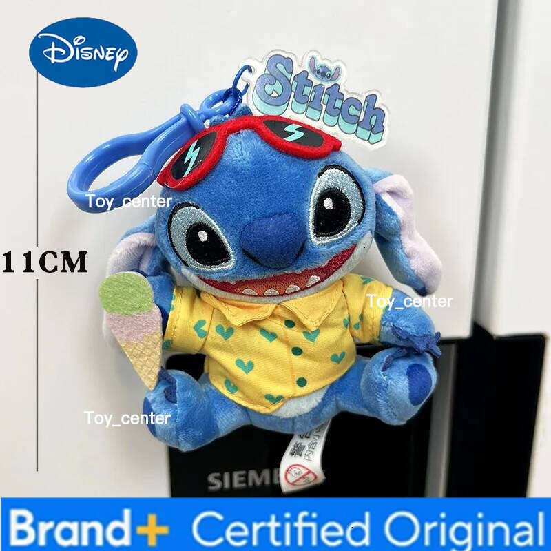 Disney Cute Stitch Creative Plush Stereo Refrigerator Magnet Tile Cartoon Anime Anti-theft Door Hole Plate Side Decoration H260123