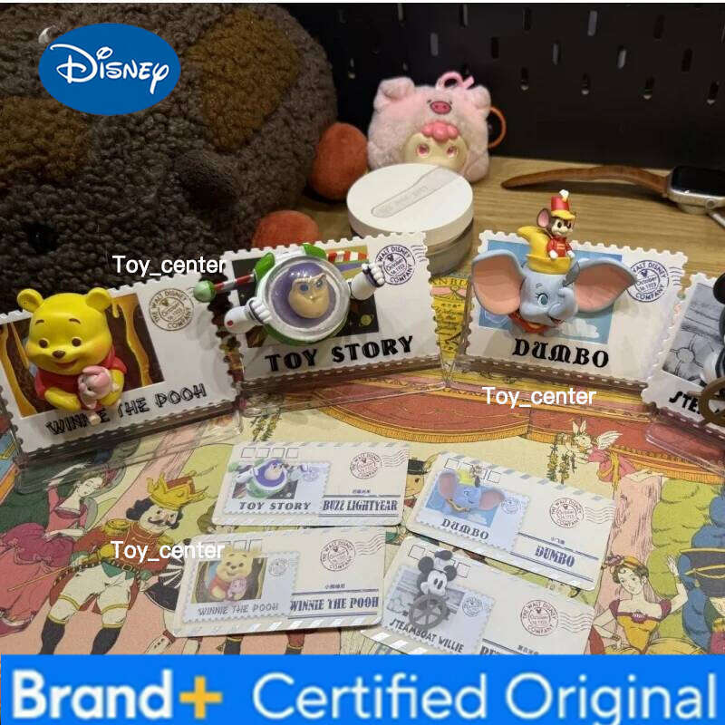 Disney 100th Anniversary Vintage Stamp Blind Box - Creative Fridge Magnets Mystery Collectible Holiday Gift For Friends & Family H260123