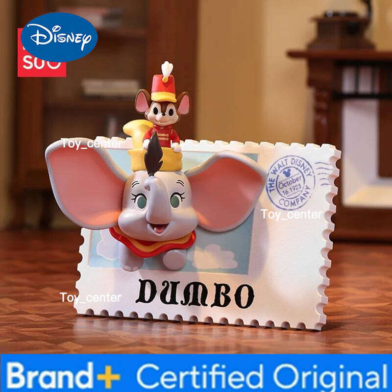 Disney Genuine Miniso New Edition Anniversary One Hundred Retro Stamp Series Blind Box Refrigerator Magnet Garage Kit Gift H260123