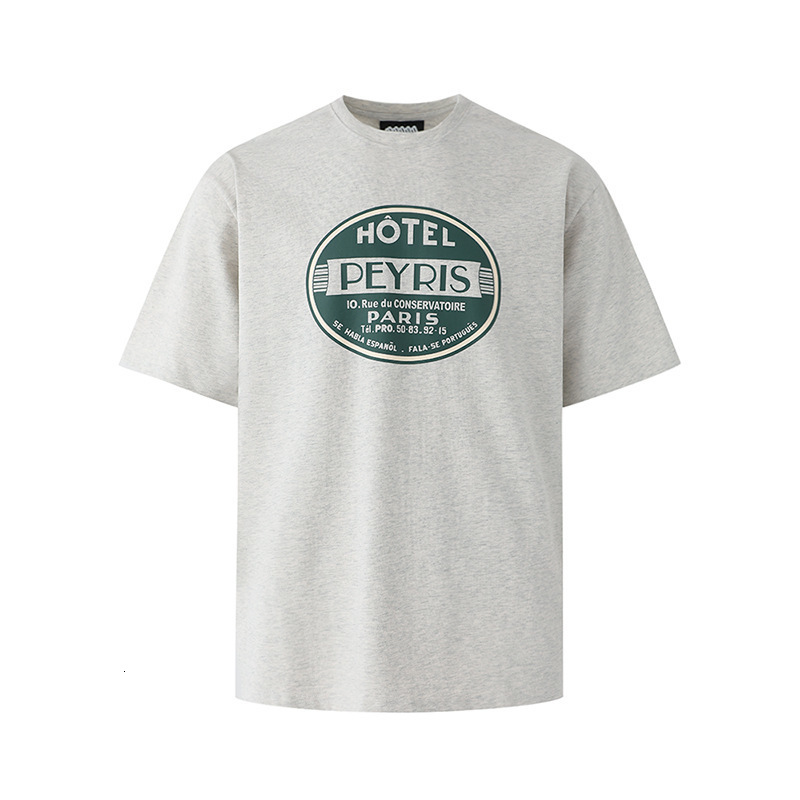 MYQ American Style Letter Print T-Shirt for Men Summer Loose Round Neck Short Sleeve Korean Commuter Style Half Sleeve Trendy 210707