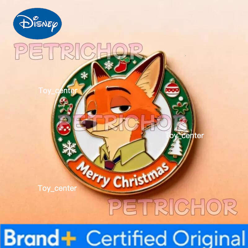 Disney New Zootopia 2 Nick Judy Alloy Decorations Collection Peripherals Refrigerator Magnet Kawaii Xmas Customized Gifts H2601231