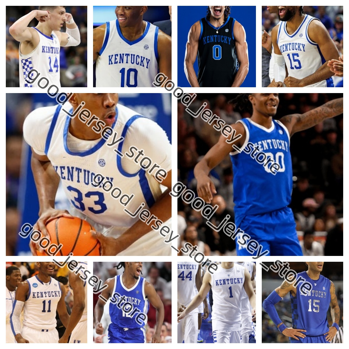 2025-26 Kentucky College basketball jersey s-3xl men Aberdeen 1 Chandler 5 Otega Oweh 00 Potter Noah 9 Moreno 24 Lowe 15 Johnson 2 Horn Hawthorne 22 GOOD
