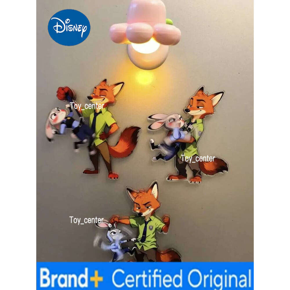 Disney Zootopia rotating fridge magnets cute, have a high level of appearance, are magnetic and niche decorations H260123