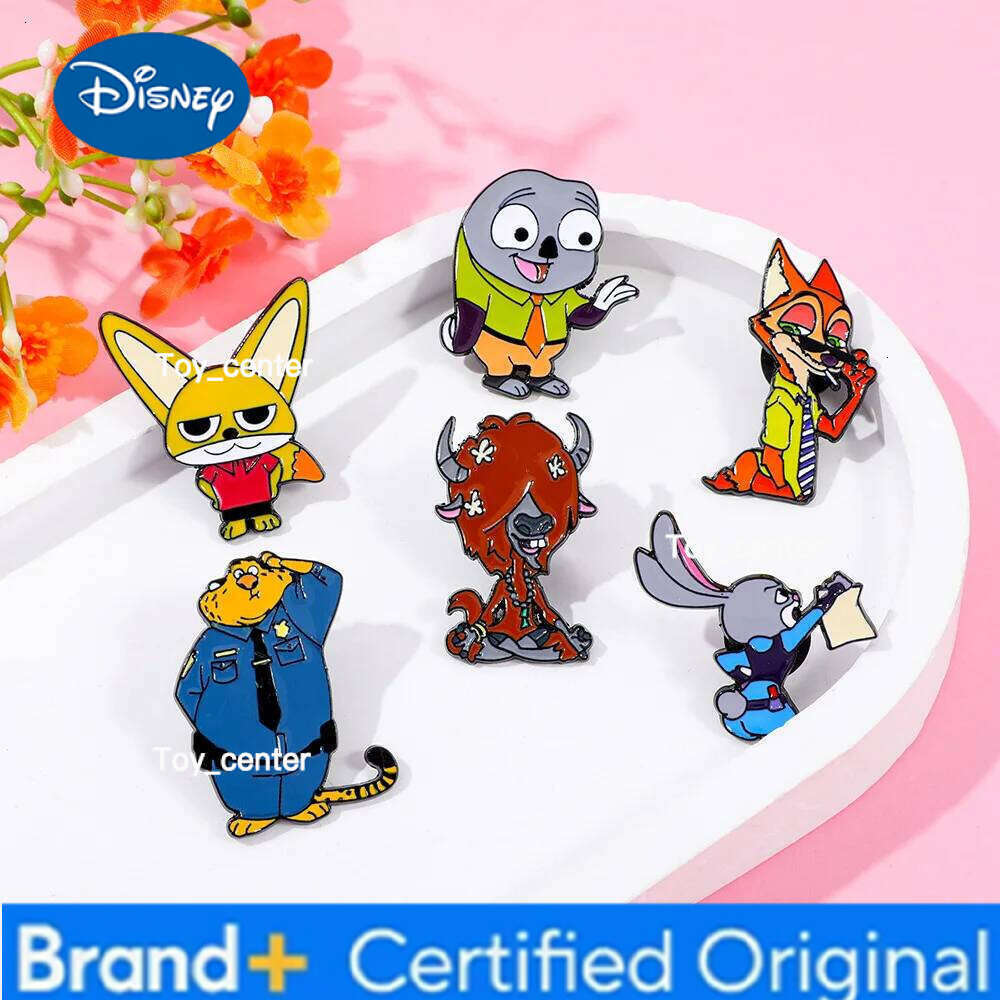 Disney New Cartoon Movie Zootopia 2 Enamel Pins Backpack Clothes Judy Nick Brooch Lapel Badges Gifts for Fans H260123