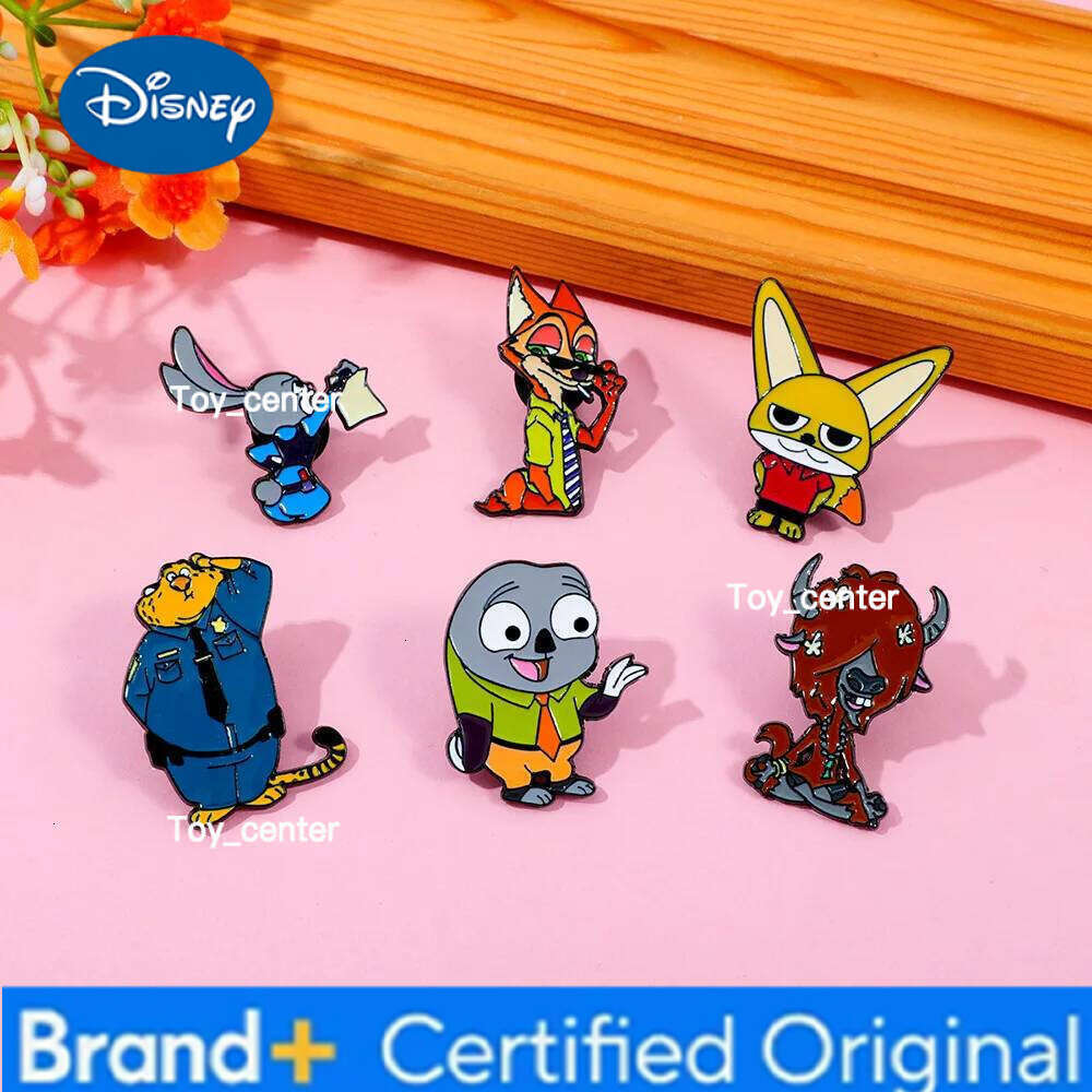 Disney New Cartoon Movie Zootopia 2 Enamel Pins Backpack Clothes Judy Nick Brooch Lapel Badges Gifts for Fans H260123