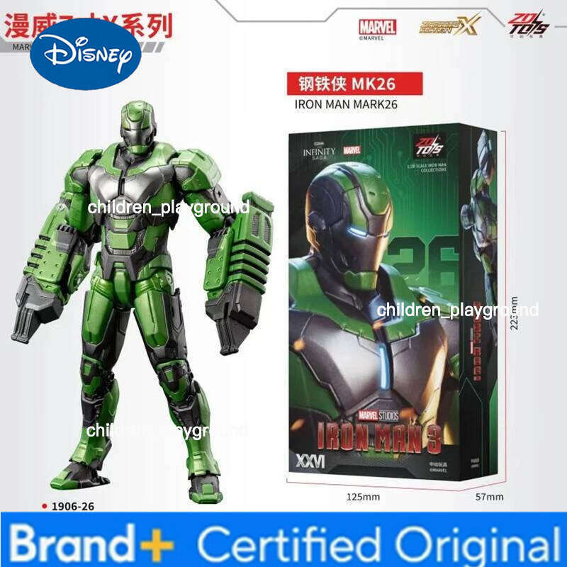 Disney ZD Toys Mark 35 Red Snapper Iron Man 24 22 MK 47 Tony Stark Ironman Figure Action Collect Toy Gift H2601231