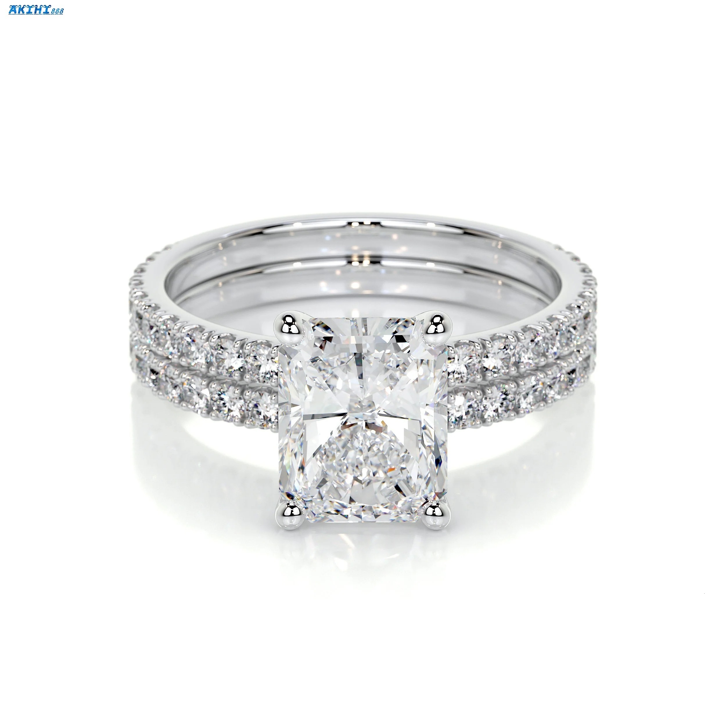 IGI 3ct Real pink Heart 5925 Gold Princess Silver Oval Solitaire Custom Half Eternity Lab Grown Made Diamond Ring