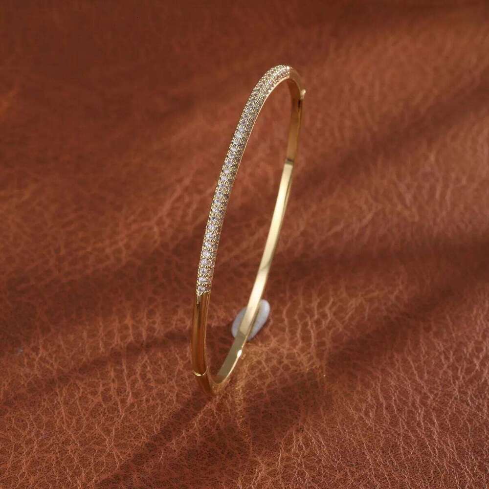 Yupsk Elegant Delicate Micro-Inlaid Zircon Bracelet New Trendy Sliver Gold Color Wedding Party Jewelry for Women Z260123