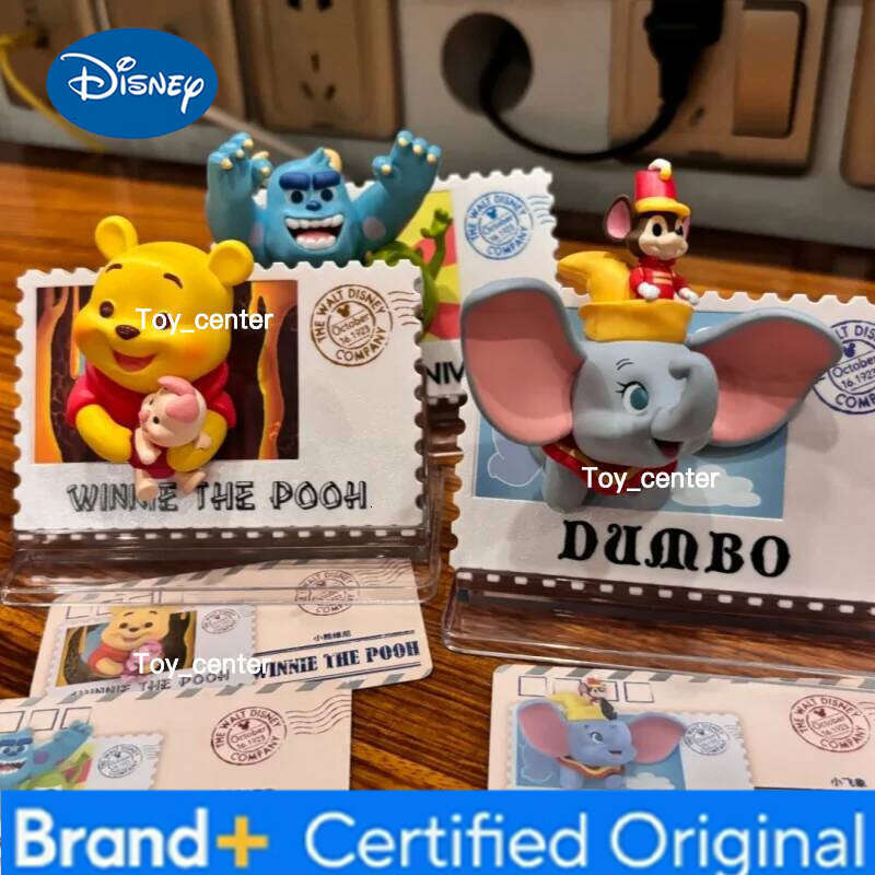 Disney Hot Miniso Retro Stamp Mystery Box Collectibles Vintage Inspired Fridge Magnets & Desk Figures Gift Set For Fans H260123