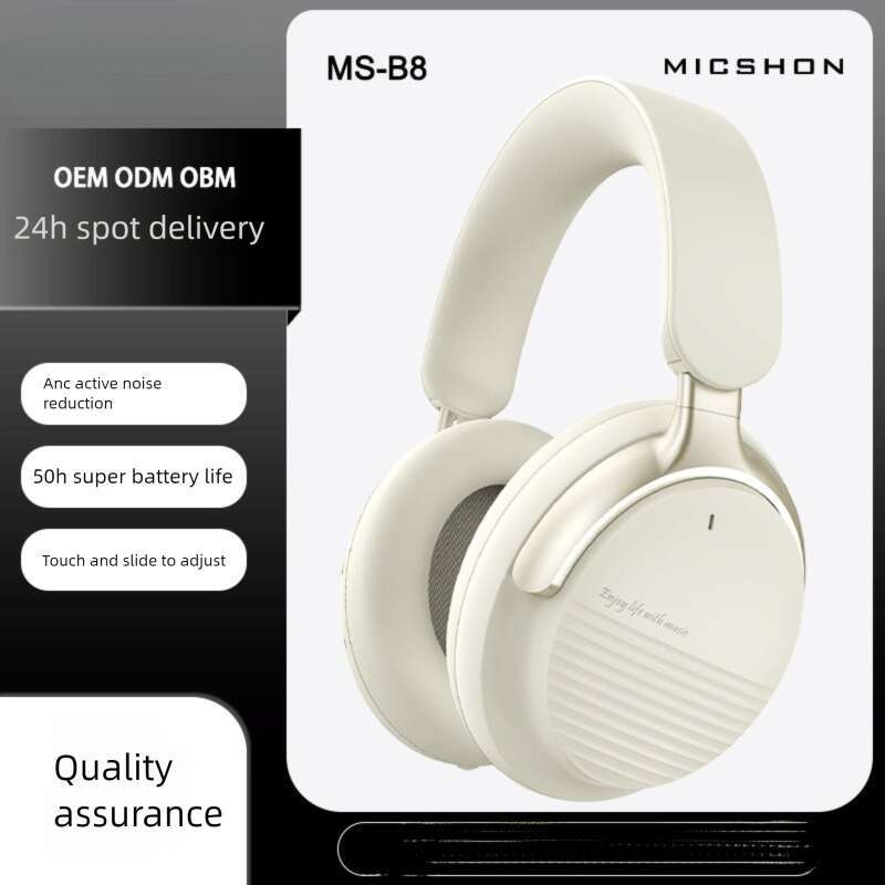 Famous Brand Simple Sports ANC Active Noise Cancelling Over Ear Long Battery Life Gaming Wireless Bluetooth Headphones CKS