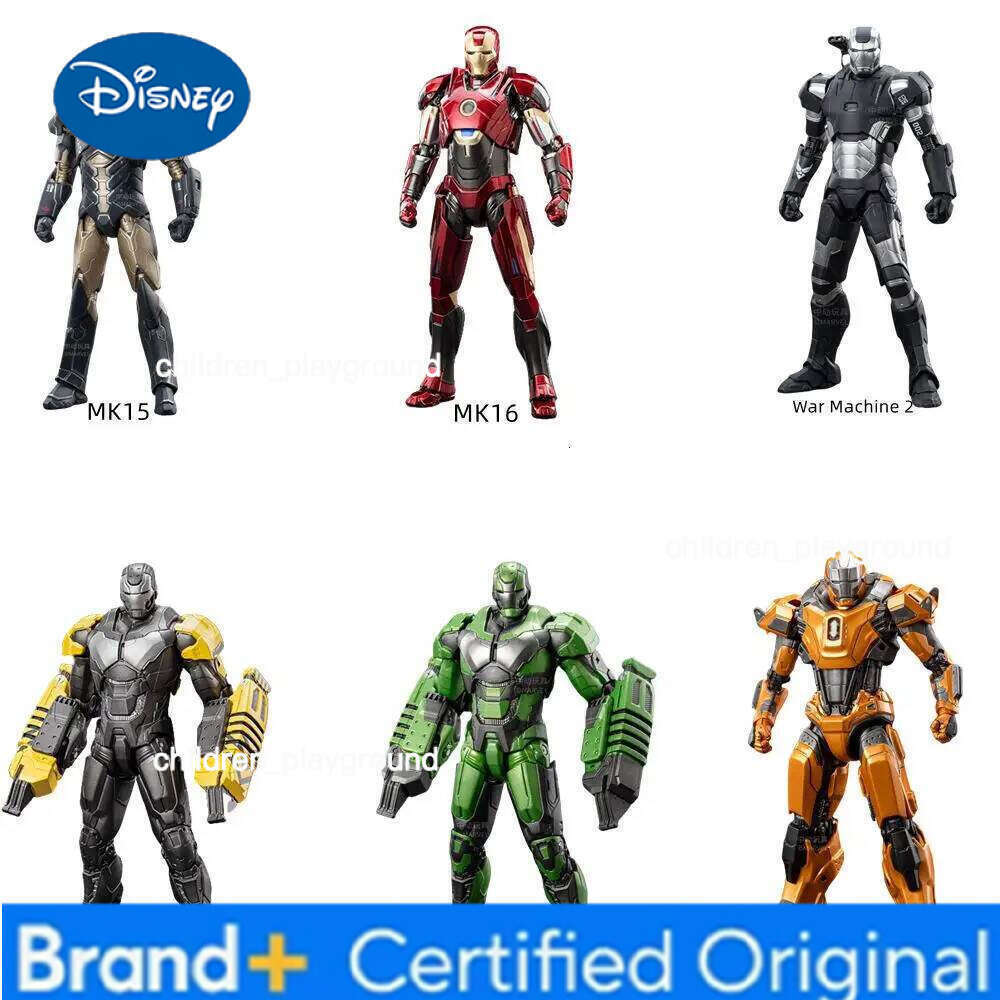 Disney ZD Toys Iron Man Action Figure MK1-7 MK17 MK35 MK85 MK30 War Machine Legends Avengers Tony Stark Collect Toy Gift H260123