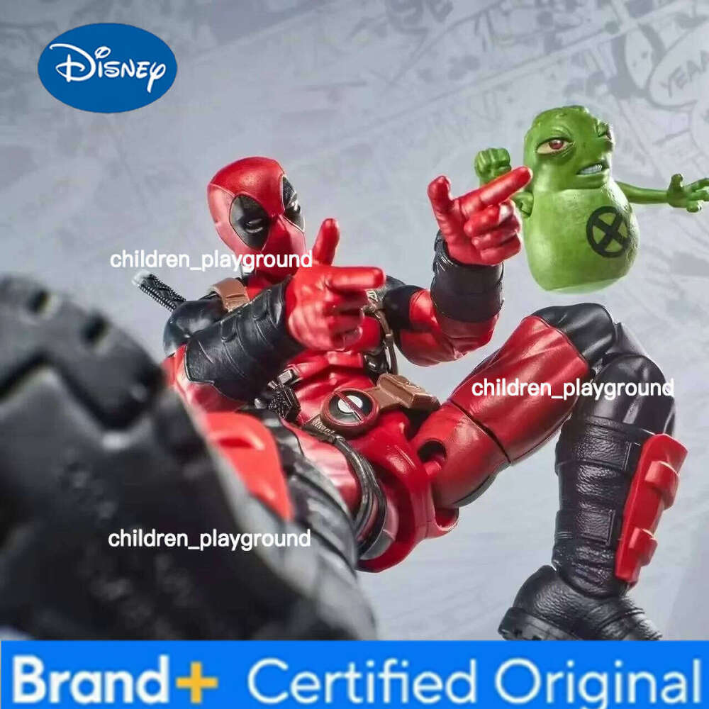 Disney In Stock 1/12 Scale Marvel Legends The Deadpool 6 Inch Desktop Decor Model Collection Grade Action Figure Toy Gift L260616