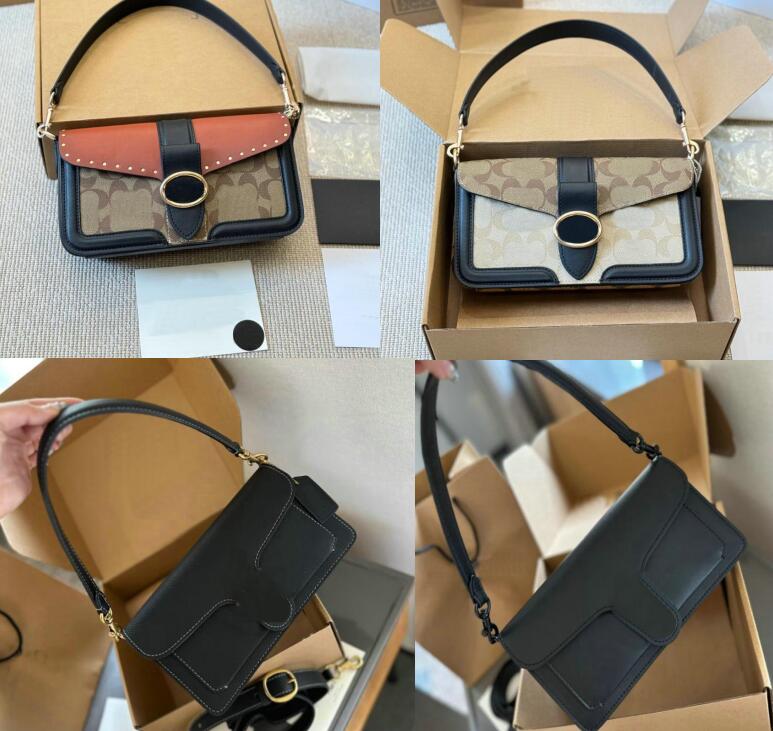 Evening Bags Tabby bag Baguette Handbag Womens Leather Georgie Shoulder Bag Purse Mens Crossbody Tote handbag