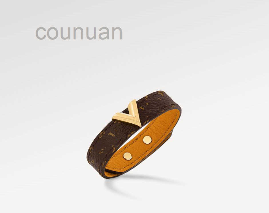 With BOX Designers Faux Leather Bracelets Gold Bangle Mens Womens Luxury Designer Jewelry Stainless steel Bracelet Womens Wedding Gifts
