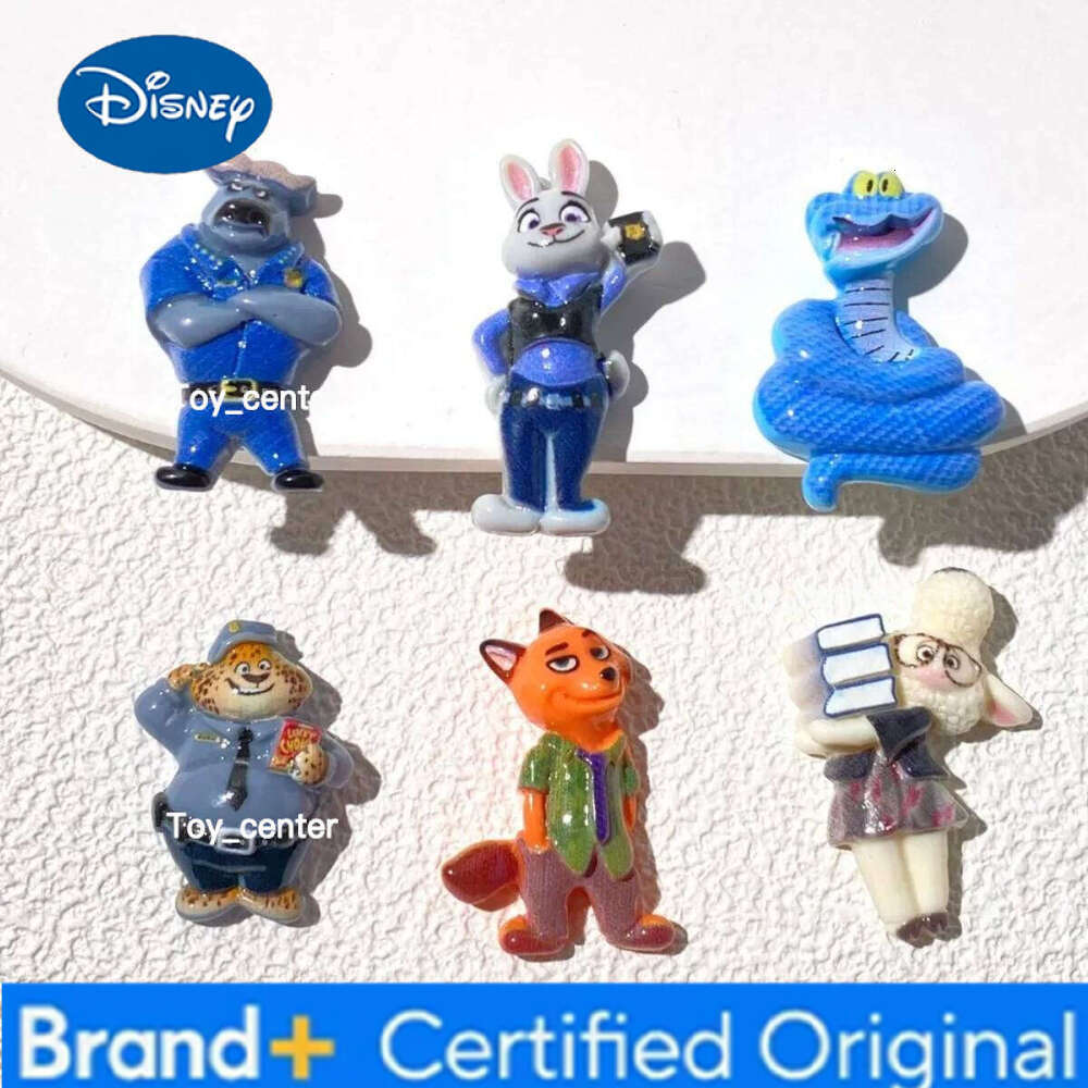 Disney Cartoon Zootopia Resin Accessories DIY Keychain Fridge Magnet Cream Glue Phone Case Decoration Custom Handmade Craft Supplies H260123