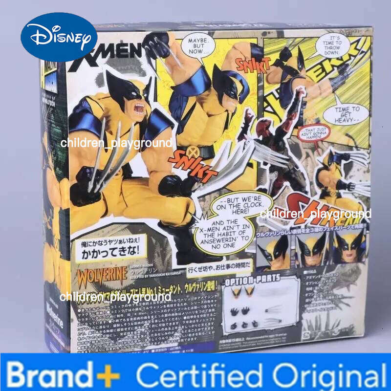 Disney 2024 New Revoltech Yamaguchi Wolverine Deadpool Comic Version Action Figure Model Toys Joint Movable Birthday Gift For Friends H260123 - view 7