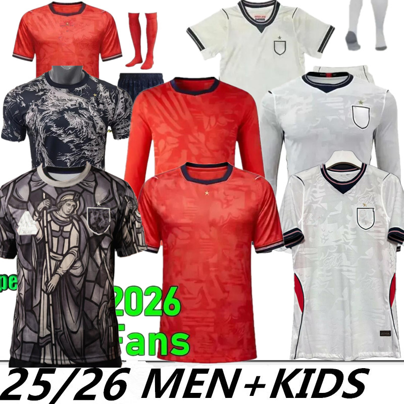 2026 world cup england football shirt 27 26 jersey BELLINGHAM home Soccer Jerseys away RICE SAKA FODEN STONES GREALISH KANE Men Kids fans player Football Shirt 16-4XL