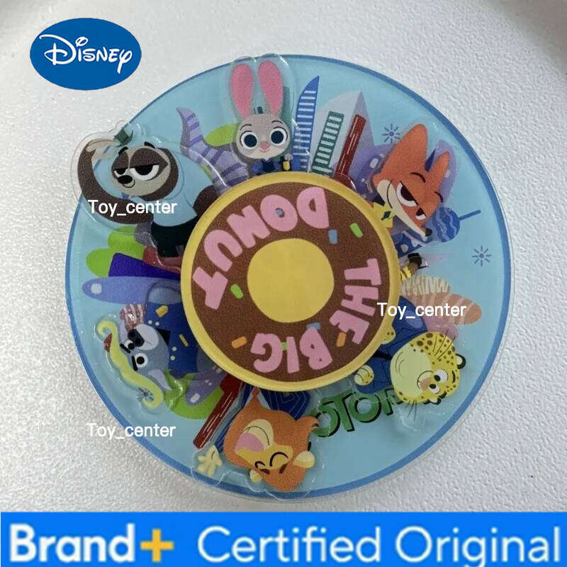 Disney 9cm Q Version Zootopia 2 Acrylic Rotating Refrigerator Magnet Cute Decorative Accessory Magnetic Gift H260123