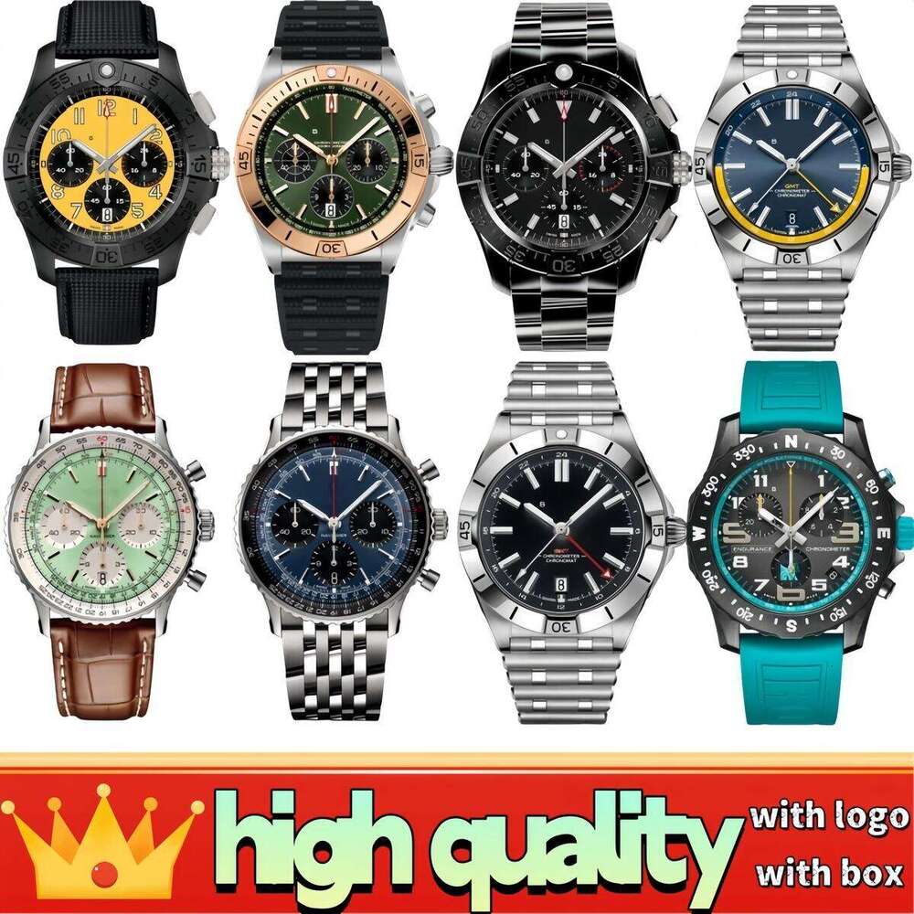 AAA Breil Watch Navitime Chronomat Watch Br Luxury Mens Designer Watch Man Watch Woman Top Quality Chronograph Quartz Mechanical Automatic Watch Box Vintage 639