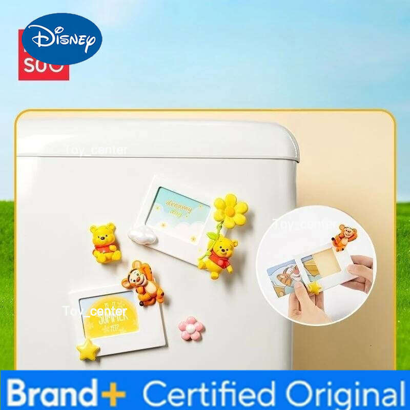 Disney MINISO Winnie the Pooh Polaroid Series Figurine Blind Box Photo Frame Decoration Ornament H260123