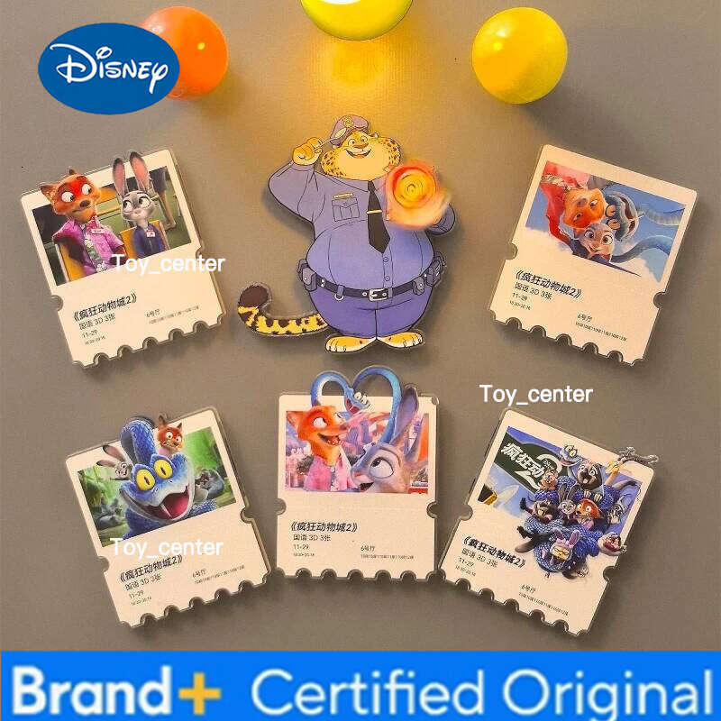Disney 'S Zootopia Fridge Magnets New Creative Home Decoration Presents And Souvenirs Featuring Police Officer Judy Nick H260123